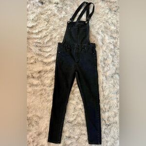 H&M Black Denim Overalls